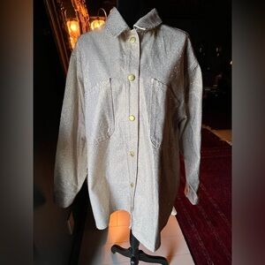 Triarchy Ms. Cali Oversized Embellished Crystal Jacket size M